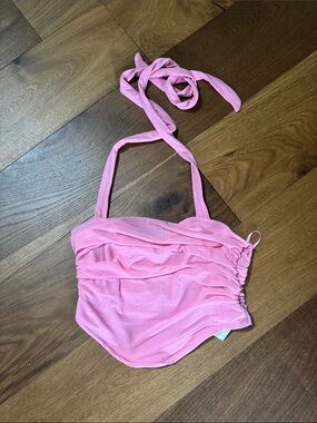 Juniors Pink Halter top